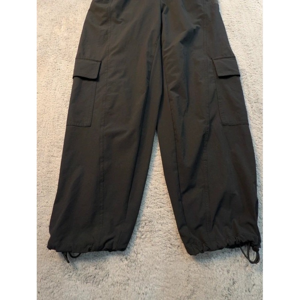 JoyLab ~Black Lightweight High-Rise Cargo Parachute Jogger Pants - Women's Small - Picture 10 of 14